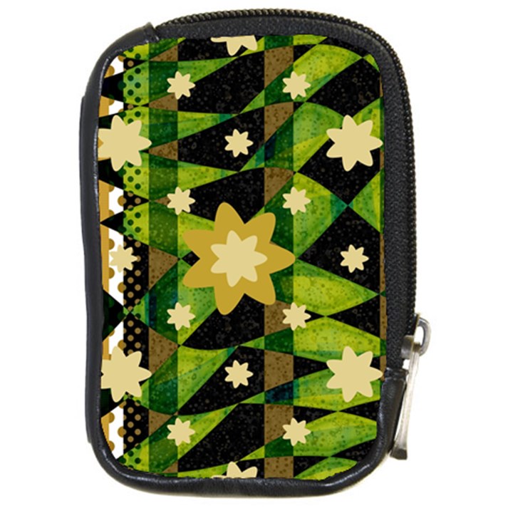 Background-batik 02 Compact Camera Leather Case