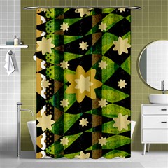 Background-batik 02 Shower Curtain 48  X 72  (small)  by nateshop