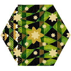 Background-batik 02 Wooden Puzzle Hexagon by nateshop