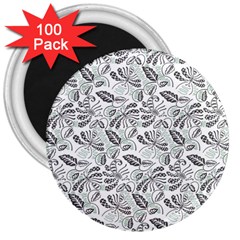 Batik Klasik In Indonesia 3  Magnets (100 Pack) by nateshop