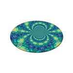 Fractal Sticker Oval (10 pack) Front