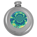 Fractal Round Hip Flask (5 oz) Front