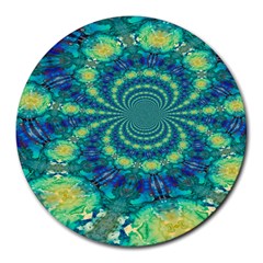 Fractal Round Mousepad by nateshop