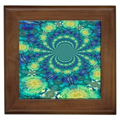 Fractal Framed Tile by nateshop