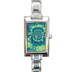 Fractal Rectangle Italian Charm Watch by nateshop