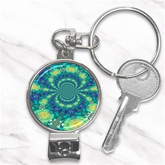 Fractal Nail Clippers Key Chain by nateshop