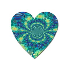 Fractal Heart Magnet by nateshop