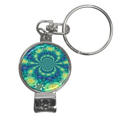 Fractal Nail Clippers Key Chain by nateshop