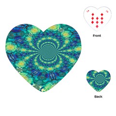 Fractal Playing Cards Single Design (heart) by nateshop