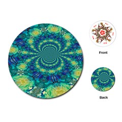 Fractal Playing Cards Single Design (round)