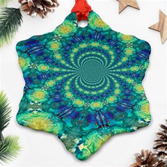 Fractal Snowflake Ornament (two Sides) by nateshop