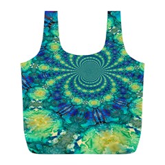 Fractal Full Print Recycle Bag (l) by nateshop