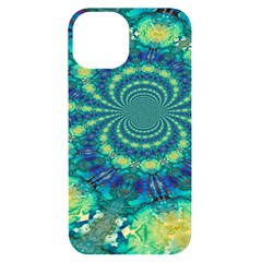 Fractal Iphone 14 Black Uv Print Case by nateshop