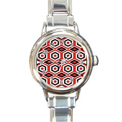 Motif-20 Round Italian Charm Watch by nateshop