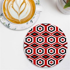 Motif-20 Uv Print Round Tile Coaster by nateshop