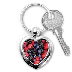 Berries-01 Key Chain (heart) by nateshop