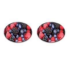 Berries-01 Cufflinks (oval) by nateshop