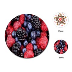 Berries-01 Playing Cards Single Design (round) by nateshop