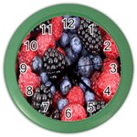 Berries-01 Color Wall Clock Front