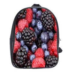 Berries-01 School Bag (large) by nateshop