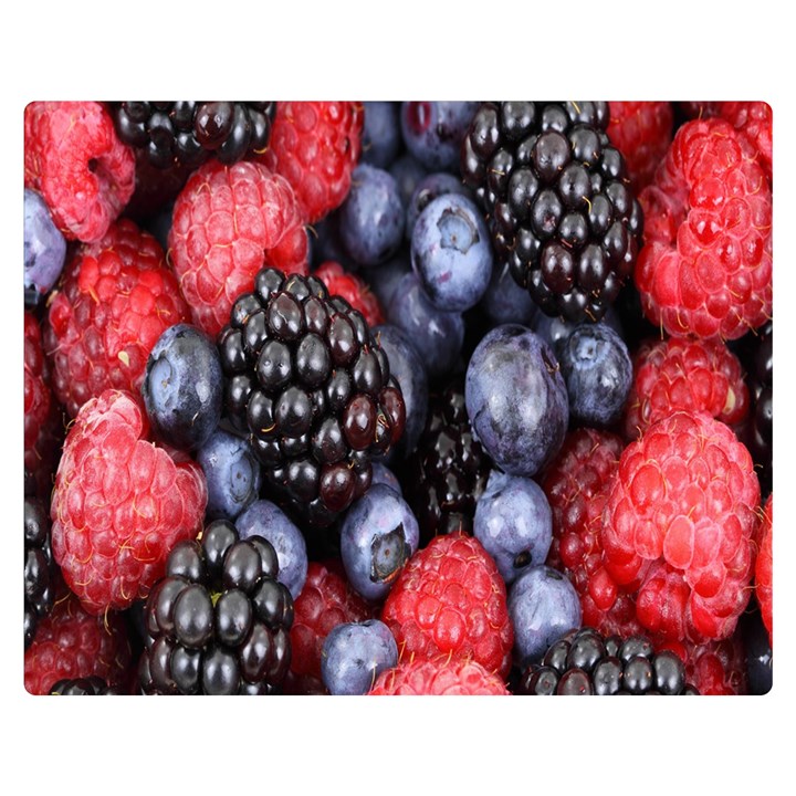 Berries-01 Premium Plush Fleece Blanket (Medium)