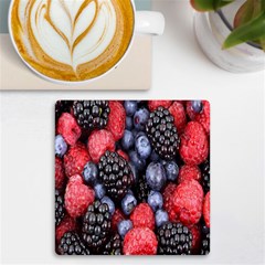 Berries-01 Uv Print Square Tile Coaster  by nateshop