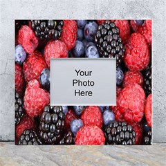 Berries-01 White Wall Photo Frame 5  X 7  by nateshop