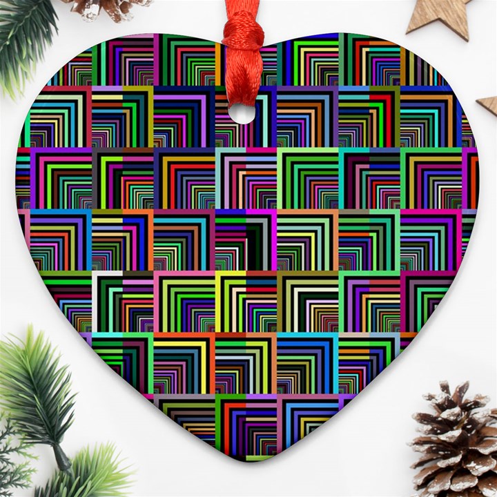 Wallpaper-background-colorful Ornament (Heart)