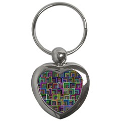 Wallpaper-background-colorful Key Chain (heart) by Bedest