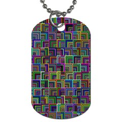 Wallpaper-background-colorful Dog Tag (one Side) by Bedest