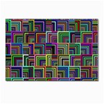 Wallpaper-background-colorful Postcard 4 x 6  (Pkg of 10) Front