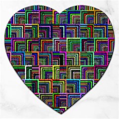 Wallpaper-background-colorful Jigsaw Puzzle (heart) by Bedest