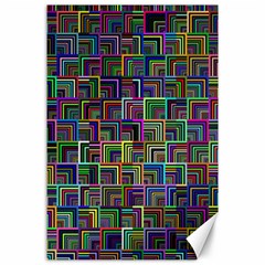 Wallpaper-background-colorful Canvas 24  X 36  by Bedest