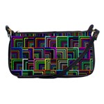 Wallpaper-background-colorful Shoulder Clutch Bag Front