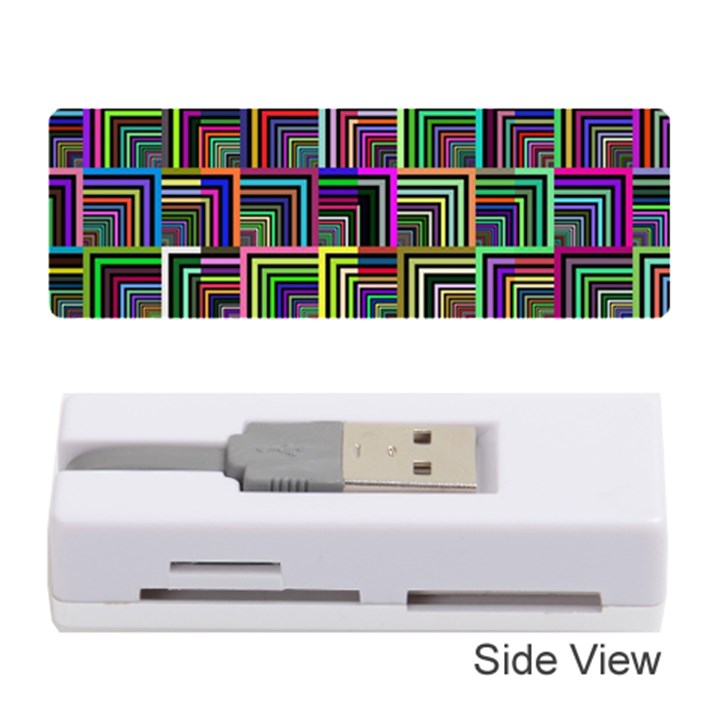 Wallpaper-background-colorful Memory Card Reader (Stick)