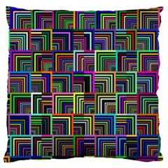 Wallpaper-background-colorful Large Cushion Case (one Side) by Bedest