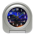 Landscape-sci-fi-alien-world Travel Alarm Clock Front