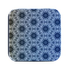 Pattern-patterns-seamless-design Square Metal Box (black)