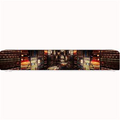 Library-tunnel-books-stacks Small Bar Mat by Bedest