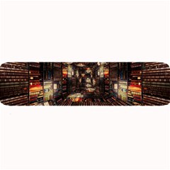 Library-tunnel-books-stacks Large Bar Mat by Bedest