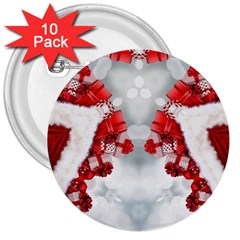 Christmas-background-tile-gifts 3  Buttons (10 Pack) 