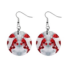 Christmas-background-tile-gifts Mini Button Earrings