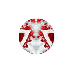 Christmas-background-tile-gifts Golf Ball Marker by Bedest