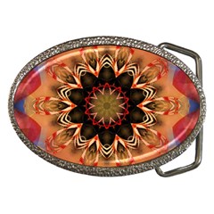 Abstract-kaleidoscope-design Belt Buckles by Bedest