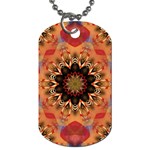 Abstract-kaleidoscope-design Dog Tag (One Side) Front