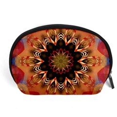 Abstract-kaleidoscope-design Accessory Pouch (large) by Bedest