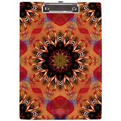 Abstract-kaleidoscope-design A4 Acrylic Clipboard by Bedest