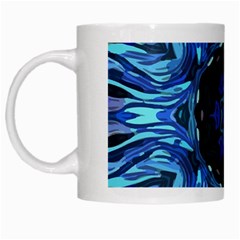 Background-blue-flower White Mug