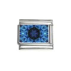 Background-blue-flower Italian Charm (9mm) by Bedest