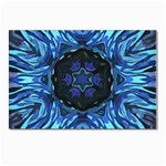 Background-blue-flower Postcards 5  x 7  (Pkg of 10) Front